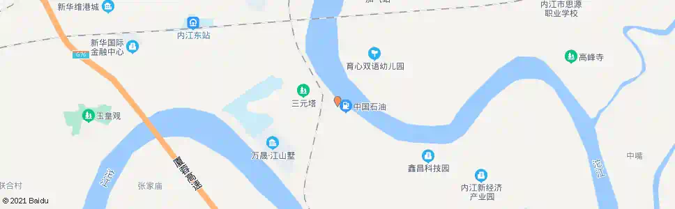 内江三元井_公交站地图_内江公交_妙搜公交查询2025