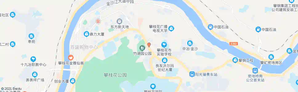 攀枝花紫荆山(临江路口外)_公交站地图_攀枝花公交_妙搜公交查询2025