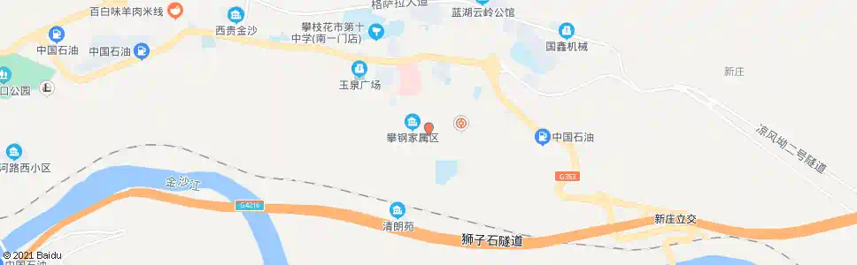 攀枝花农贸市场_公交站地图_攀枝花公交_妙搜公交查询2025