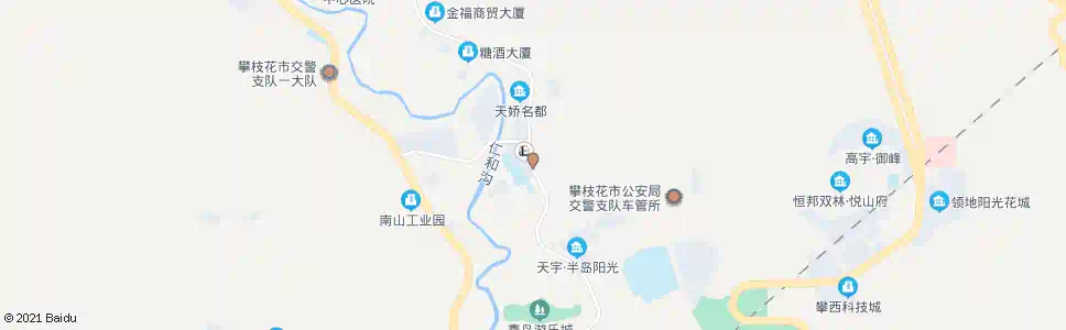 攀枝花田房箐_公交站地图_攀枝花公交_妙搜公交查询2025