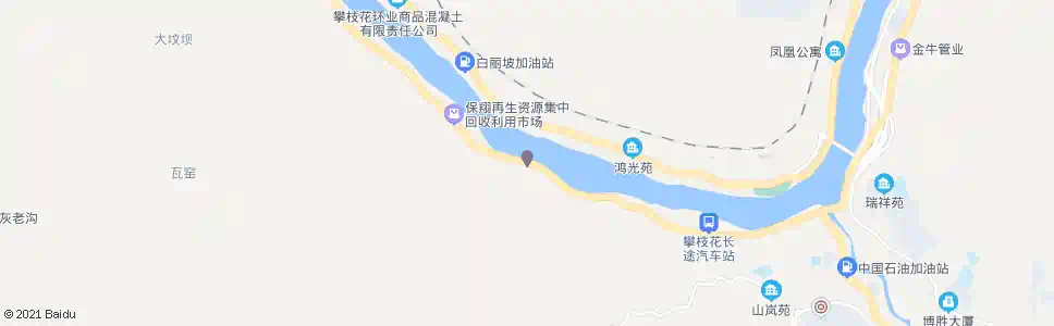 攀枝花沙砖厂_公交站地图_攀枝花公交_妙搜公交查询2025