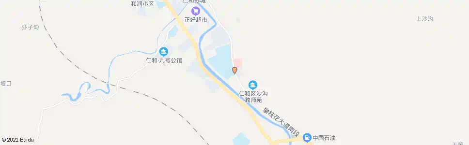 攀枝花沙沟_公交站地图_攀枝花公交_妙搜公交查询2025