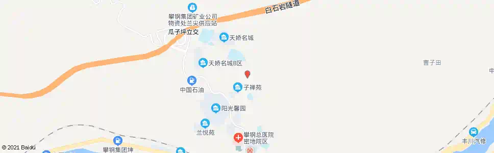攀枝花新民路(攀钢汽修总厂)_公交站地图_攀枝花公交_妙搜公交查询2025