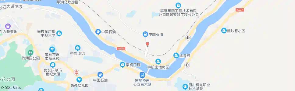 攀枝花博学路_公交站地图_攀枝花公交_妙搜公交查询2025