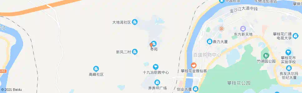 攀枝花枣子坪下街_公交站地图_攀枝花公交_妙搜公交查询2025