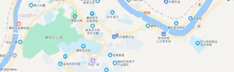 攀枝花龙珠路_公交站地图_攀枝花公交_妙搜公交查询2025