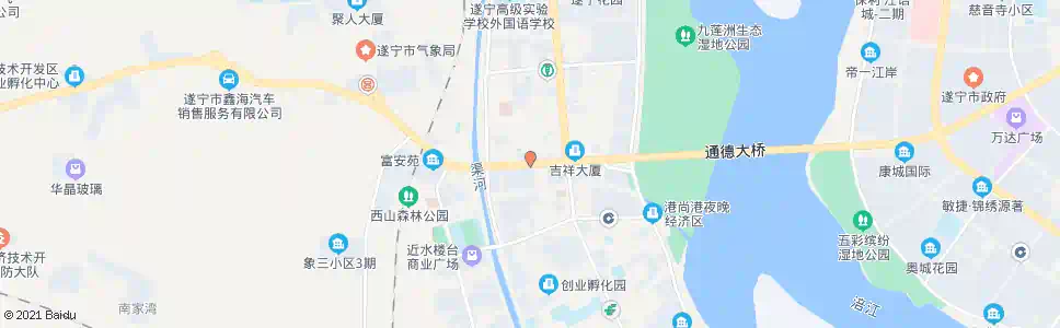 遂宁康年大酒店_公交站地图_遂宁公交_妙搜公交查询2025