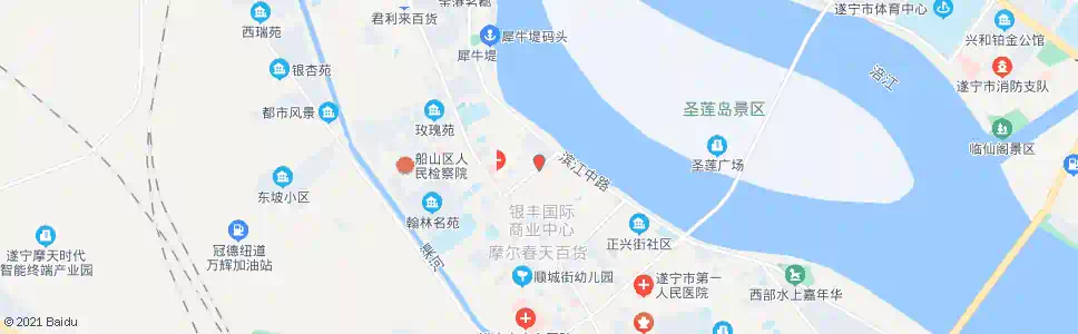 遂宁育才路_公交站地图_遂宁公交_妙搜公交查询2025