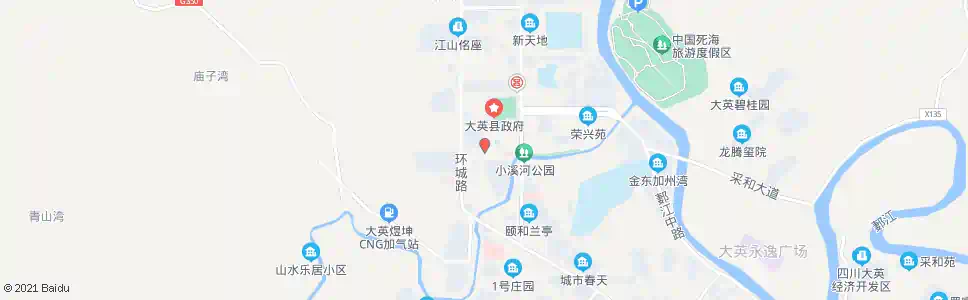 遂宁县委大院_公交站地图_遂宁公交_妙搜公交查询2025