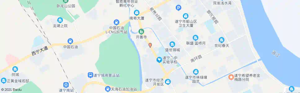 遂宁南航路口_公交站地图_遂宁公交_妙搜公交查询2025