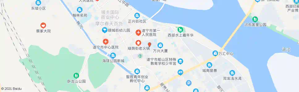 遂宁南小区_公交站地图_遂宁公交_妙搜公交查询2025