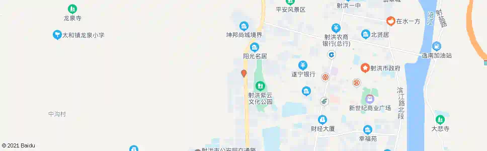 遂宁富贵华城_公交站地图_遂宁公交_妙搜公交查询2025