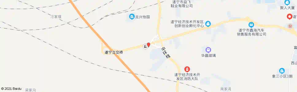 遂宁加气站_公交站地图_遂宁公交_妙搜公交查询2025