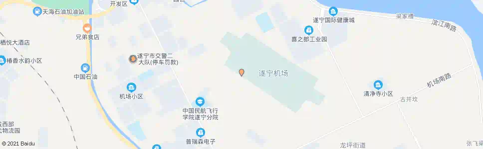 遂宁飞机坪下口_公交站地图_遂宁公交_妙搜公交查询2025