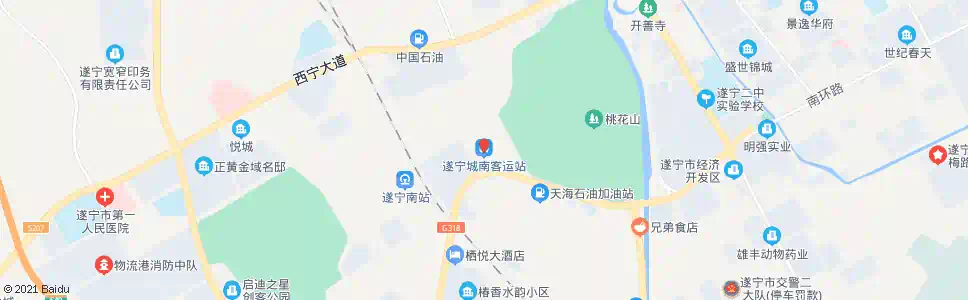 遂宁老车站_公交站地图_遂宁公交_妙搜公交查询2025
