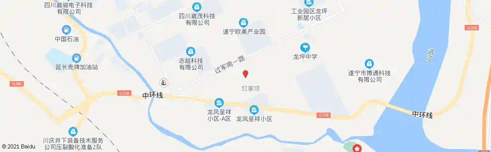 遂宁天星坝村_公交站地图_遂宁公交_妙搜公交查询2025