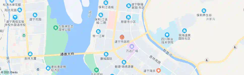 遂宁政府_公交站地图_遂宁公交_妙搜公交查询2025