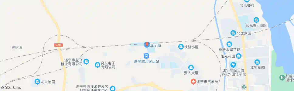 遂宁老马路_公交站地图_遂宁公交_妙搜公交查询2025