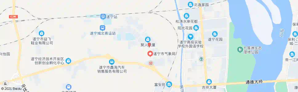 遂宁天友酒店_公交站地图_遂宁公交_妙搜公交查询2025