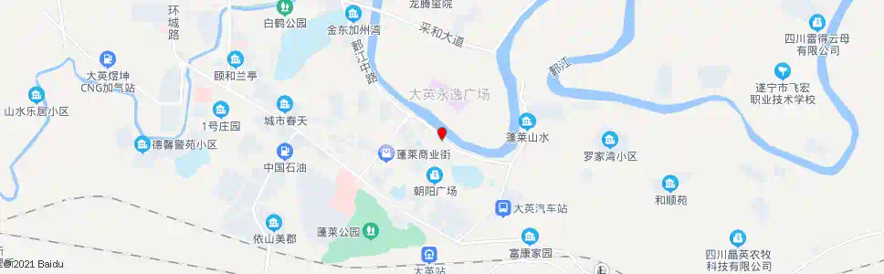 遂宁大南街口_公交站地图_遂宁公交_妙搜公交查询2025
