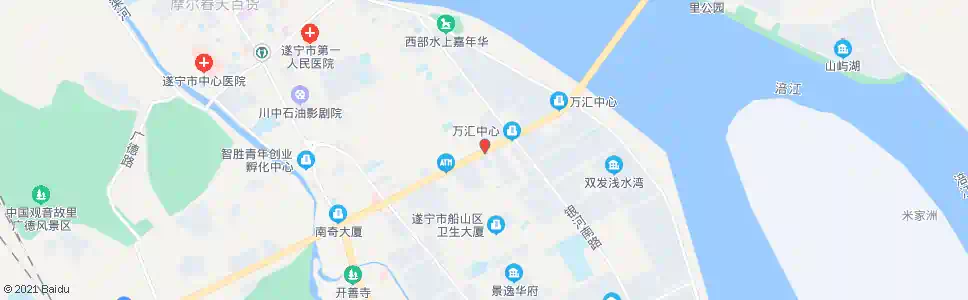 遂宁南坝路口_公交站地图_遂宁公交_妙搜公交查询2025
