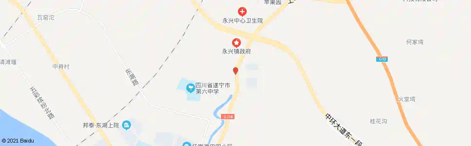遂宁旗山村_公交站地图_遂宁公交_妙搜公交查询2025