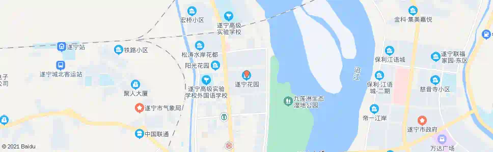 遂宁富顺花园小区_公交站地图_遂宁公交_妙搜公交查询2025