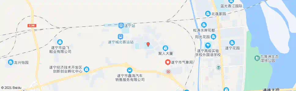 遂宁机电校_公交站地图_遂宁公交_妙搜公交查询2025