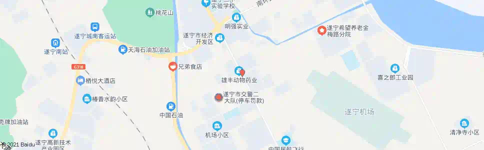 遂宁美宁食品_公交站地图_遂宁公交_妙搜公交查询2025