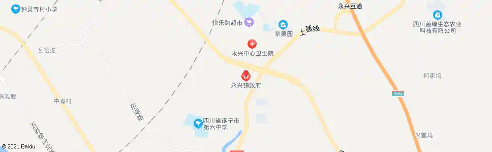 遂宁永兴镇_公交站地图_遂宁公交_妙搜公交查询2025