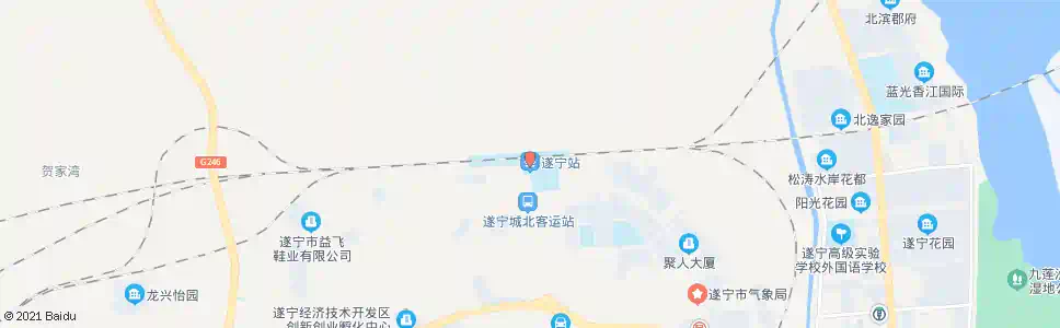 遂宁狮子楼_公交站地图_遂宁公交_妙搜公交查询2025