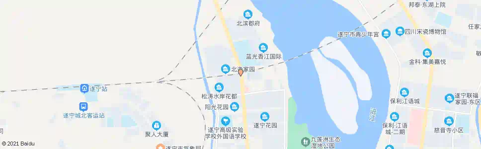 遂宁实验中学_公交站地图_遂宁公交_妙搜公交查询2025