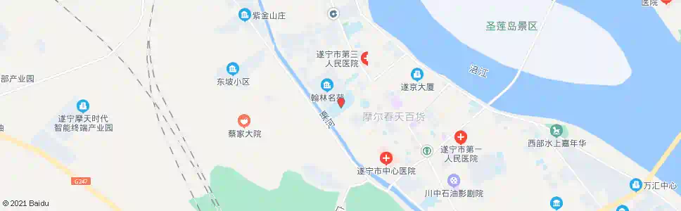 遂宁武安中学_公交站地图_遂宁公交_妙搜公交查询2025