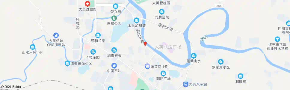 遂宁盐厂大桥_公交站地图_遂宁公交_妙搜公交查询2025