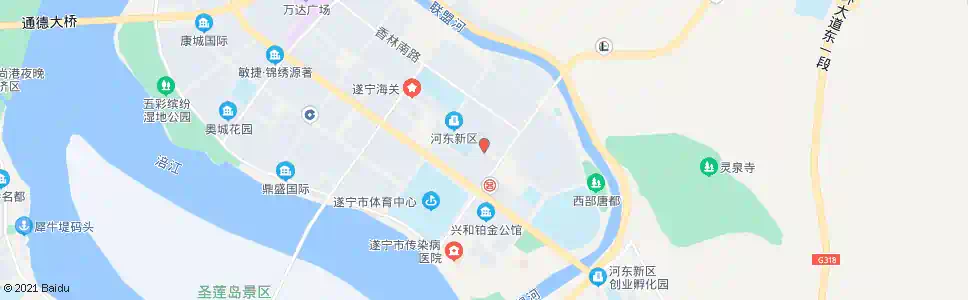 遂宁灵应寺_公交站地图_遂宁公交_妙搜公交查询2025
