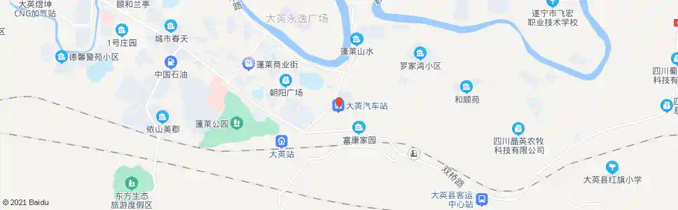 遂宁蓬莱路口_公交站地图_遂宁公交_妙搜公交查询2025