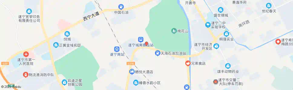 遂宁南门车站_公交站地图_遂宁公交_妙搜公交查询2025