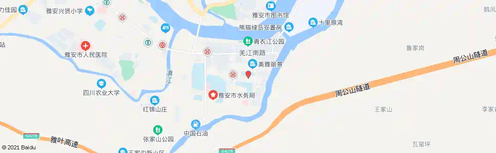 雅安七中_公交站地图_雅安公交_妙搜公交查询2025