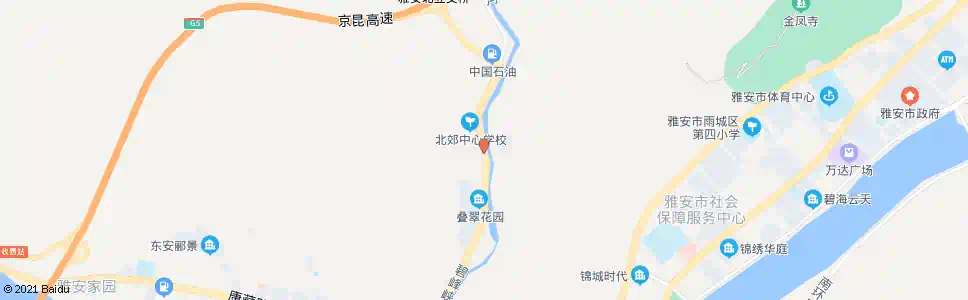 雅安北郊乡政府_公交站地图_雅安公交_妙搜公交查询2025