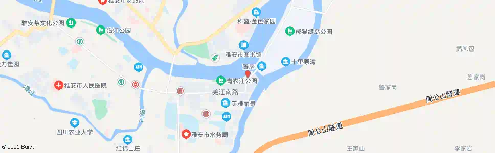 雅安西康码头招呼站_公交站地图_雅安公交_妙搜公交查询2025