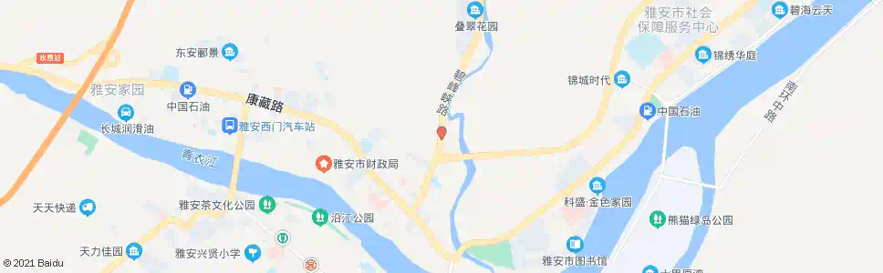 雅安城监支队_公交站地图_雅安公交_妙搜公交查询2025