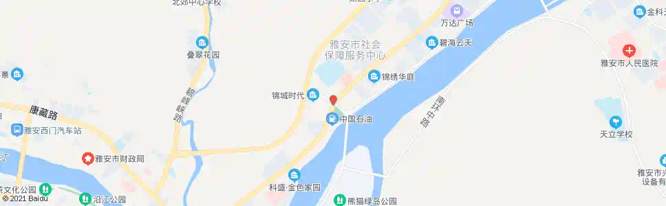 雅安双江路口_公交站地图_雅安公交_妙搜公交查询2025