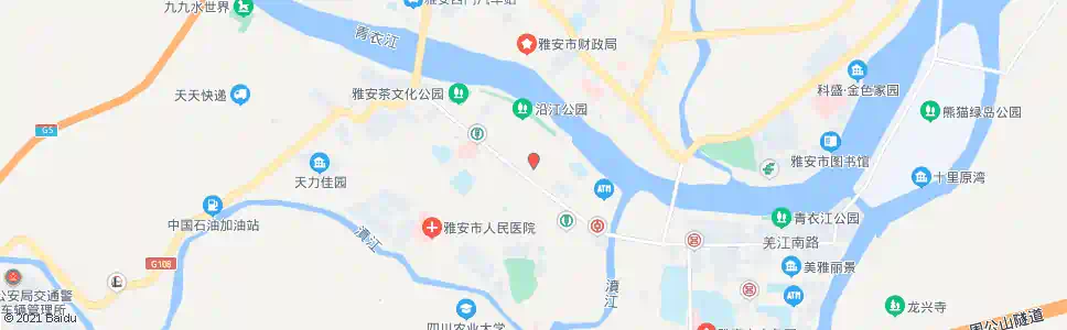雅安大北街口_公交站地图_雅安公交_妙搜公交查询2025