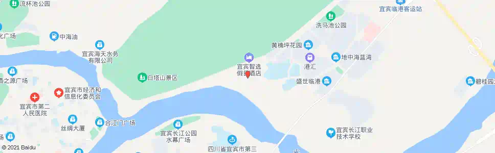 宜宾白沙湾_公交站地图_宜宾公交_妙搜公交查询2025