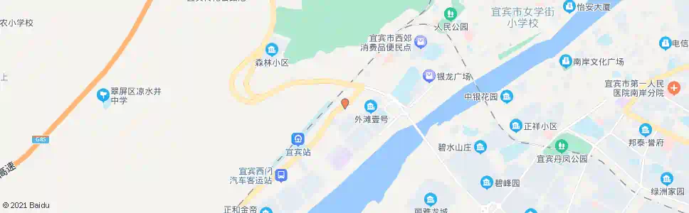 宜宾九家村市场后门_公交站地图_宜宾公交_妙搜公交查询2025