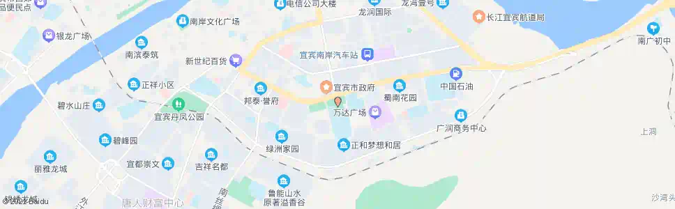 宜宾市政广场_公交站地图_宜宾公交_妙搜公交查询2025