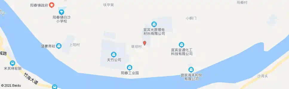 宜宾磷化厂_公交站地图_宜宾公交_妙搜公交查询2025