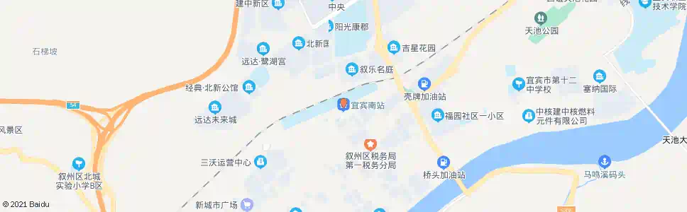 宜宾南广_公交站地图_宜宾公交_妙搜公交查询2025