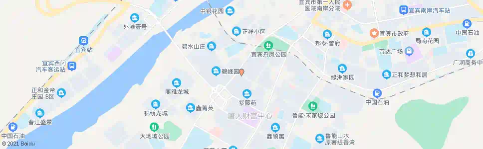 宜宾鲁能生活广场_公交站地图_宜宾公交_妙搜公交查询2025