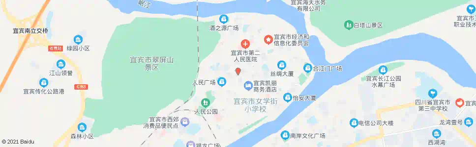 宜宾叙府商城站_公交站地图_宜宾公交_妙搜公交查询2025